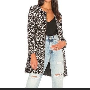 NWOT. Cupcakes and Cashmere Leopard Coat